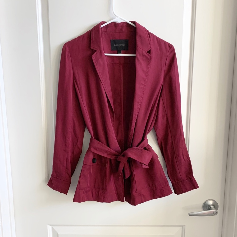 Banana Republic Burgundy Jacket